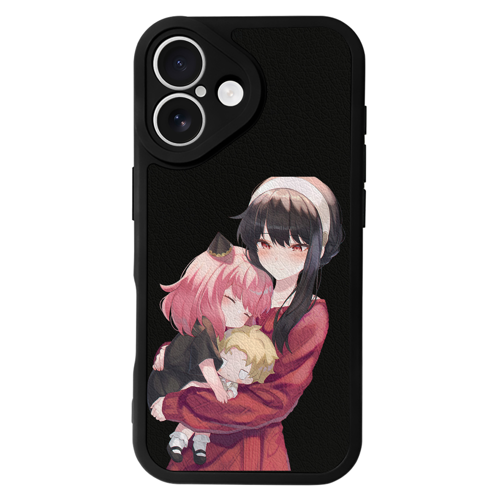 （画像用） SPY×FAMILY间谍家家酒 【iPhone 16シリーズ対応】シリコンスマホケース（レザー調） 材質：シリコン